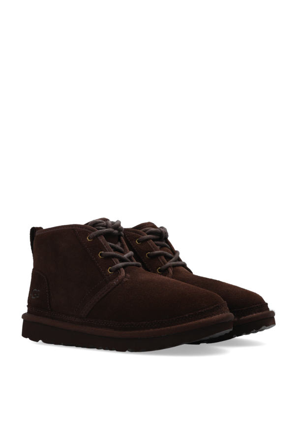 UGG Oh Fluffita Burnt Olive - Brown 'K Neumel II' lace - up boots